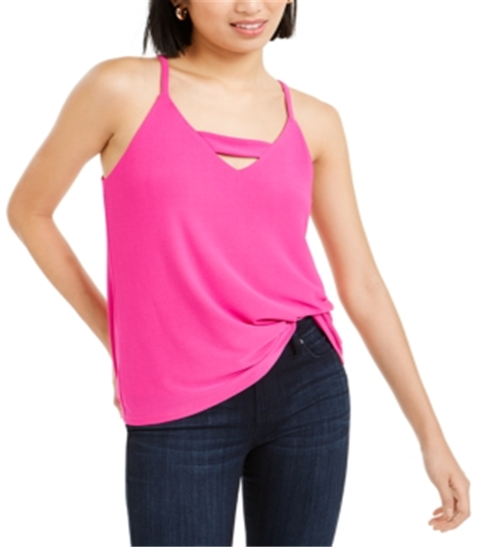 Top Halter com zíper nas costas Bar III feminino rosa tamanho XX-G
