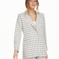 Blazer estruturado feminino Danielle Bernstein, branco, tamanho X-S