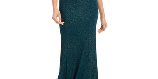 Vestido infantil City Studios com decote falso e alças brilhantes, verde, tamanho 13