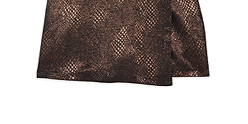 Saia-calça metálica Aqua Girl preta tamanho X-G