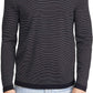 Suéter masculino Theory Ollis Crewneck de lã merino e manga comprida, preto, tamanho grande