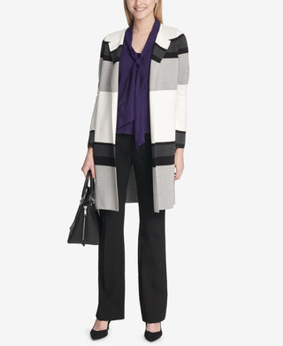 Blusa Calvin Klein Feminina Colorblocked Branca Tamanho X-G