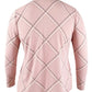 Top feminino estampado com decote falso, tamanho pequeno, rosa, tamanho extragrande, Charter Club