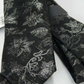 Gravata fina floral masculina INC International Concepts preta tamanho regular