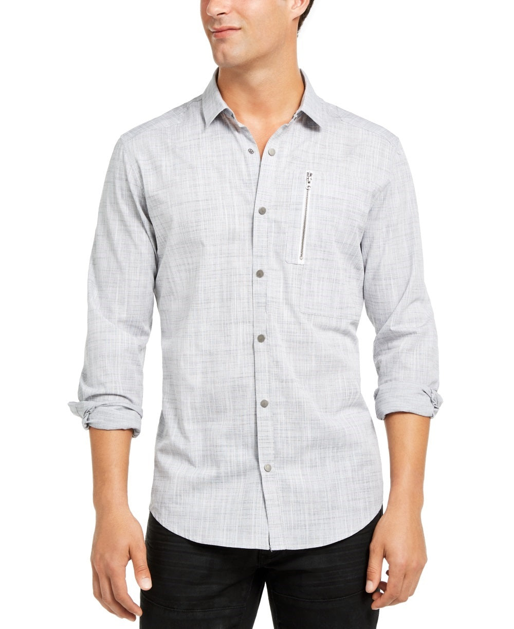 Camisa Murdock Cross Hatch Masculina INC International Concepts Branca Tamanho X-G