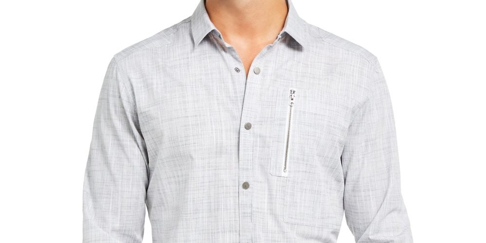 Camisa Murdock Cross Hatch Masculina INC International Concepts Branca Tamanho X-G