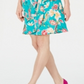 Vestido tubinho acima do joelho com decote redondo floral sem mangas Robbie Bee feminino - verde tamanho pequeno médio