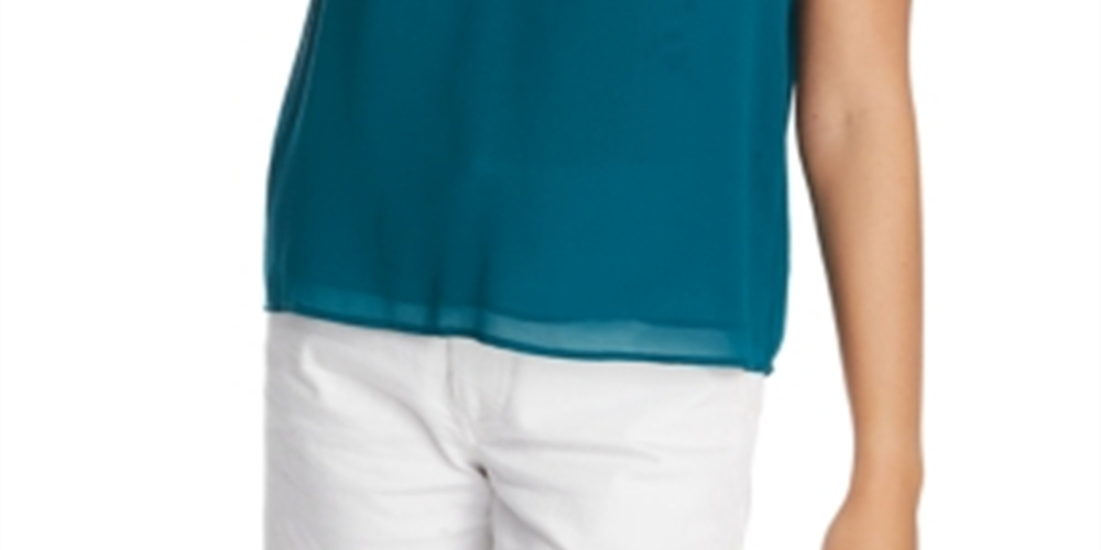 1.STATE Blusa feminina com babados e ombros franzidos, vermelha, tamanho grande