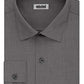 Camisa social masculina com gola Kenneth Cole, cinza, tamanho 34-35