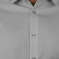 Camisa social masculina com gola Kenneth Cole, cinza, tamanho 34-35