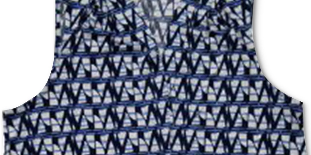 Top feminino estampado com decote em V Charter Club, azul, tamanho pequeno