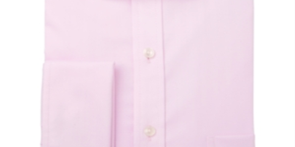 Camisa social masculina Tasso Elba Regular Fit com botões, rosa, tamanho 16