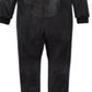 Macacão de gato Max &amp; Olivia Little &amp; Big Girl's, pijama preto, tamanho P