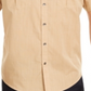 Camisa texturizada Warren de manga curta Alfani masculina, tamanho XXX-G, caramelo