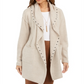 Cardigan feminino com capuz e tachas Style &amp; Co, bege, tamanho pequeno XL
