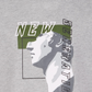 Camiseta estampada Ideology Big Boys cinza tamanho X-G