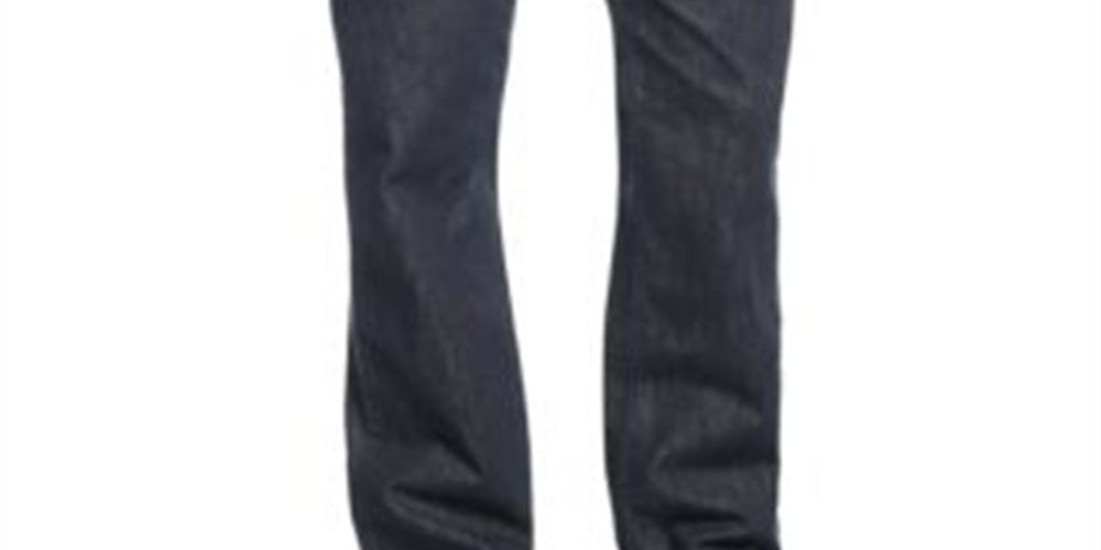 Calça jeans masculina Alfani reta bootcut tamanho 34x30 azul marinho