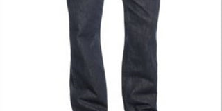 Calça jeans masculina Alfani reta bootcut tamanho 34x30 azul marinho