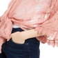 Blusa de renda com amarração na cintura, tamanho extragrande, da House of Polly Junior