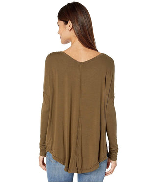 Túnica Moonshine Feminina Free People Verde Exército Tamanho P