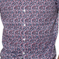 Camisa masculina com estampa floral Kenneth Cole, azul, tamanho médio