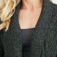 Karen Scott Turbo Cocoon Cardigan Feminino Preto Tamanho X-S