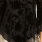 Blusa Alfani Feminina Velvet Burnout Preta Tamanho X-S