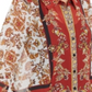 Blusa feminina com estampa de cachecol INC International Concepts, laranja, tamanho pequeno P/M