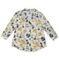 Blusa feminina floral Charter Club manga 3/4 branca tamanho extragrande