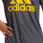 Camiseta Adidas Masculina Logo Cinza Tamanho P
