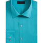 Camisa social Alfani Bedford Cord Classic Regular Fit Masculina Azul Tamanho 36X37