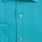 Camisa social Alfani Bedford Cord Classic Regular Fit Masculina Azul Tamanho 36X37