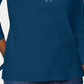 Camisa feminina Karen Scott de algodão com cadarço, azul, tamanho médio