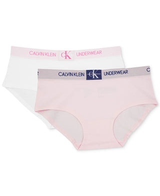 Calvin Klein Roupa íntima feminina MonogramHipster rosa tamanho médio