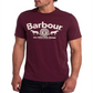 Camiseta masculina Barbour Max Logo Graphic vermelha tamanho XX-G