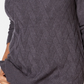 Karen Scott Suéter Feminino Basket Stitch Cinza Tamanho P