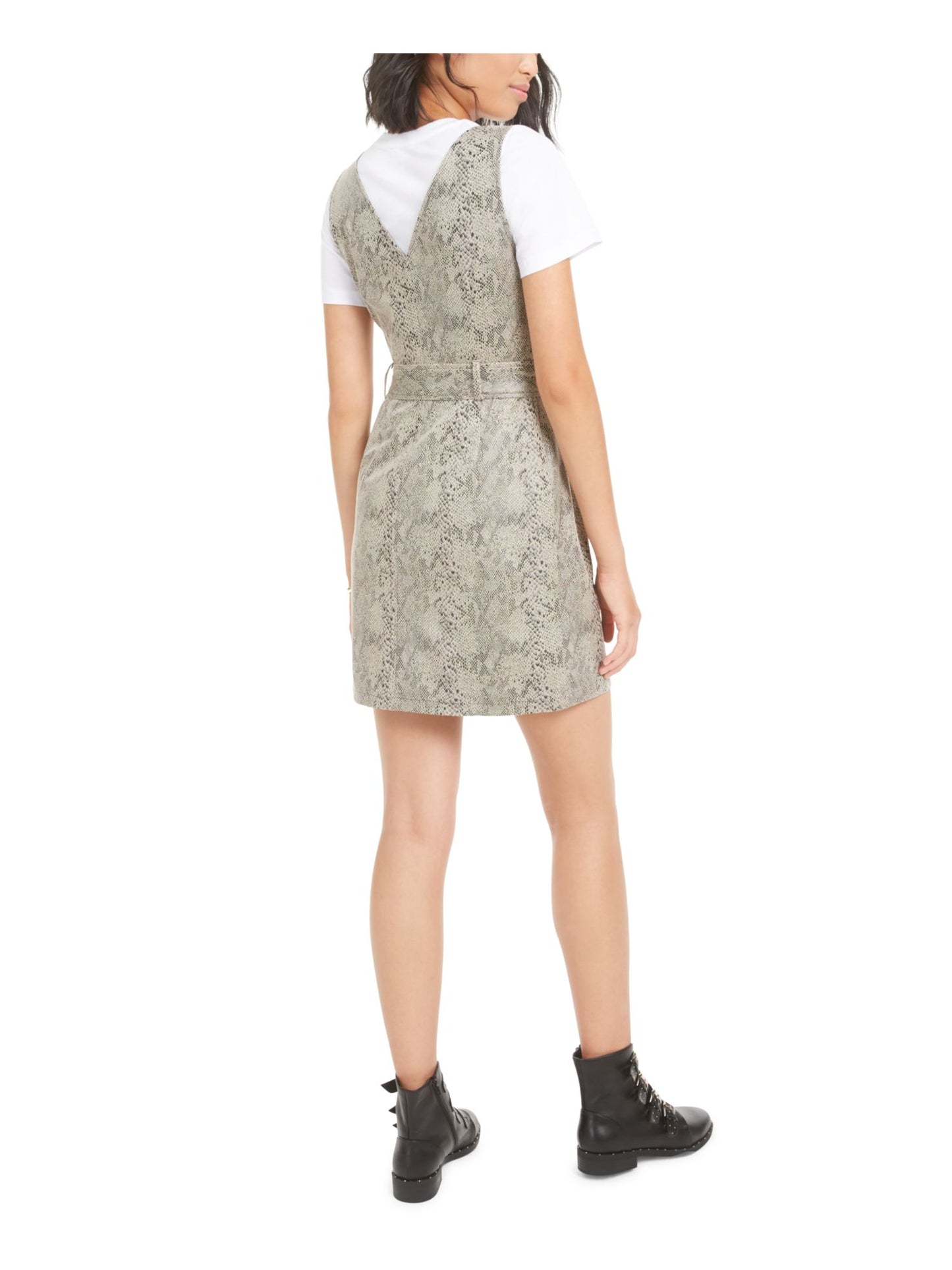 Vestido curto sem mangas feminino Bar III marrom tamanho pequeno