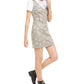 Vestido curto sem mangas feminino Bar III marrom tamanho pequeno