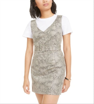 Vestido curto sem mangas feminino Bar III marrom tamanho pequeno