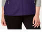 Colete esportivo feminino Karen Scott com zíper Zeroproof Fleece Roxo Tamanho X-G