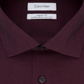 Camisa social masculina Calvin Klein Classic Fit, sem passar roupa, com gola aberta e espinha de peixe, tamanho 17,5-36/37