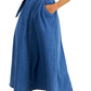 Vestido midi jeans smocked feminino da INC International Concepts, azul, tamanho 2