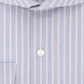 Camisa social listrada Tommy Hilfiger Classic Regular Fit, sem passar a ferro, Thflex Stretch, vermelha, tamanho 15x32x33