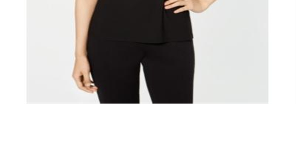 INC International Concepts Top Halter Embelezado Feminino Preto Tamanho Pequeno Pequeno