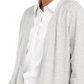 Cardigan feminino Charter Club com frente aberta, cinza, tamanho grande