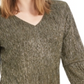 Top feminino metálico com bolhas Alfani dourado tamanho pequeno GG