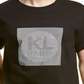 Camiseta masculina Karl Lagerfeld Paris Foil, preta, tamanho grande