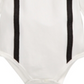 Body suspensórios First Impressions para bebê menino, branco, tamanho 0-3 meses