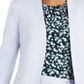 Jaqueta Calvin Klein Feminina Open Front Topper Azul Claro Tamanho 0