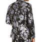 Blazer masculino slim fit com estampa floral metálica da INC International Concepts, preto, tamanho 2XLT